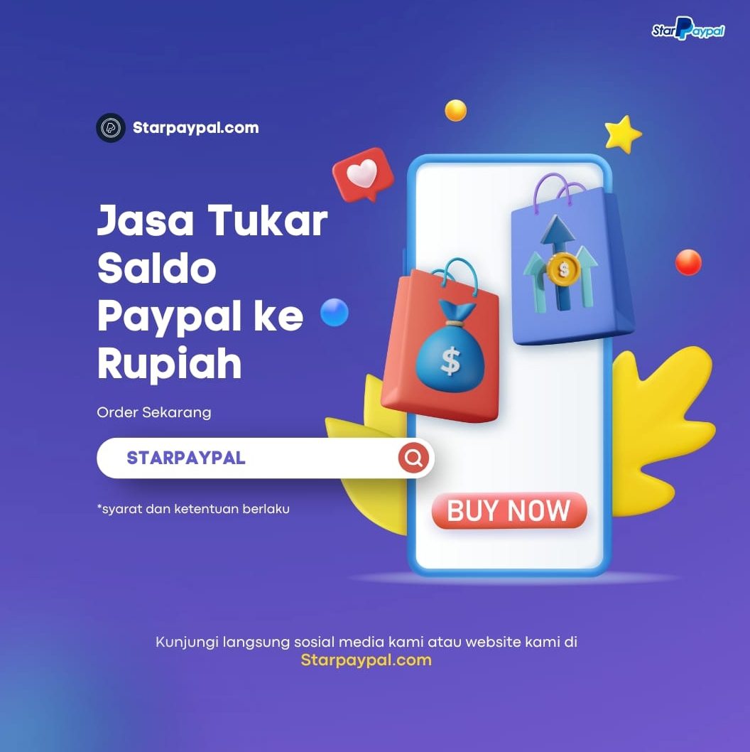 Jasa Tukar Saldo Paypal