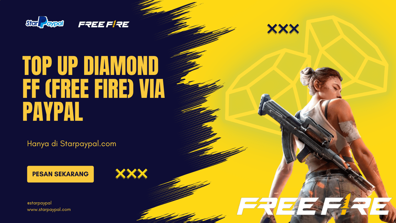 Top Up Diamond FF (FREE FIRE) Via Paypal