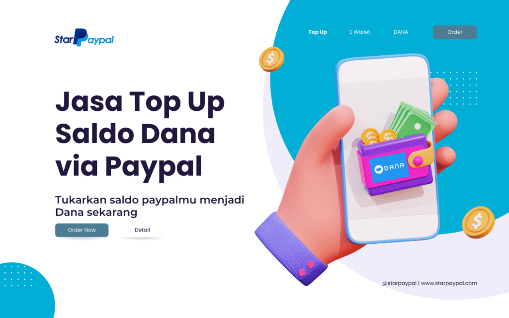Top Up Saldo Dana Via Paypal