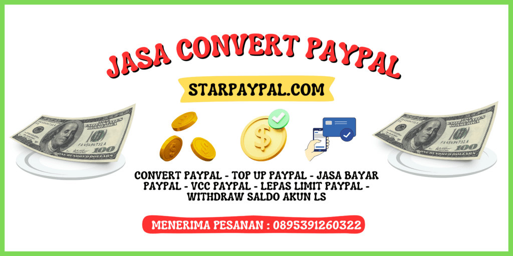 Jasa tukar paypal