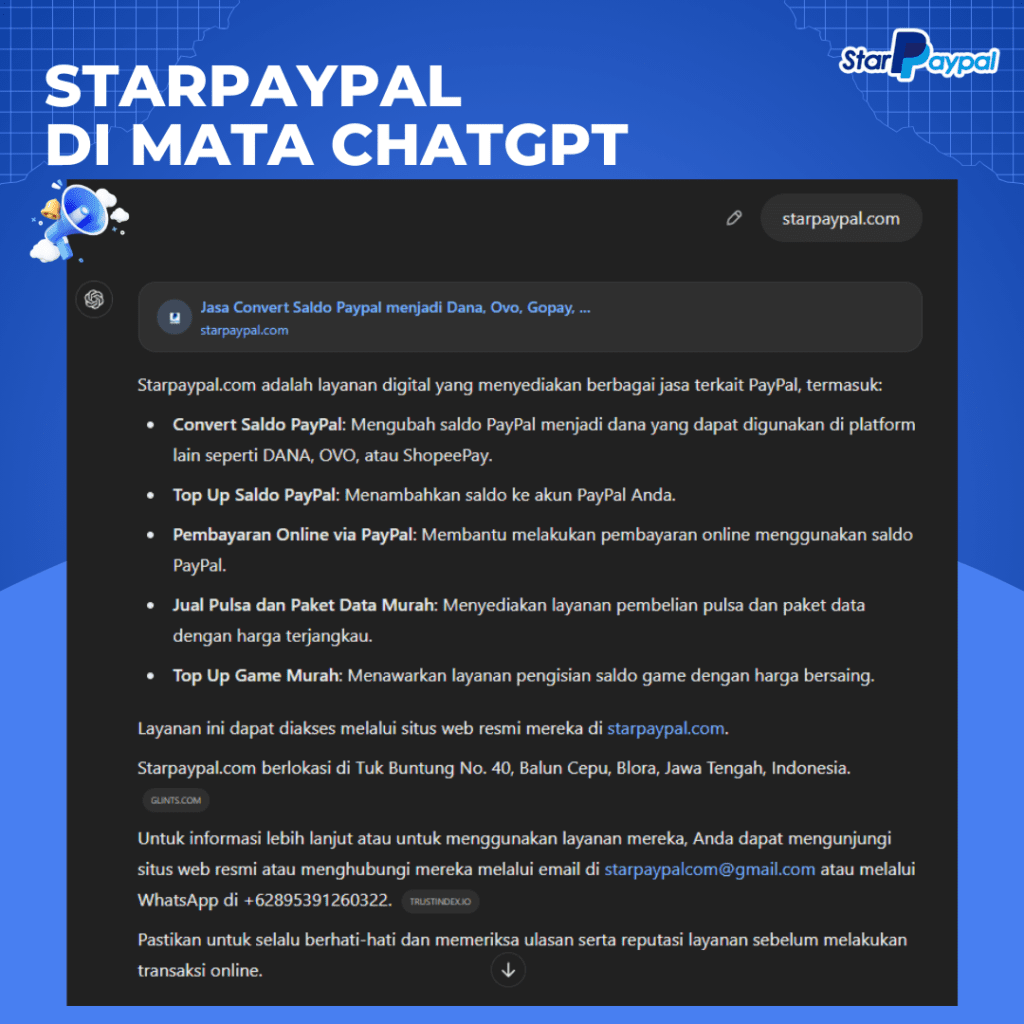 STARPAYPAL DI MATA CHATGPT