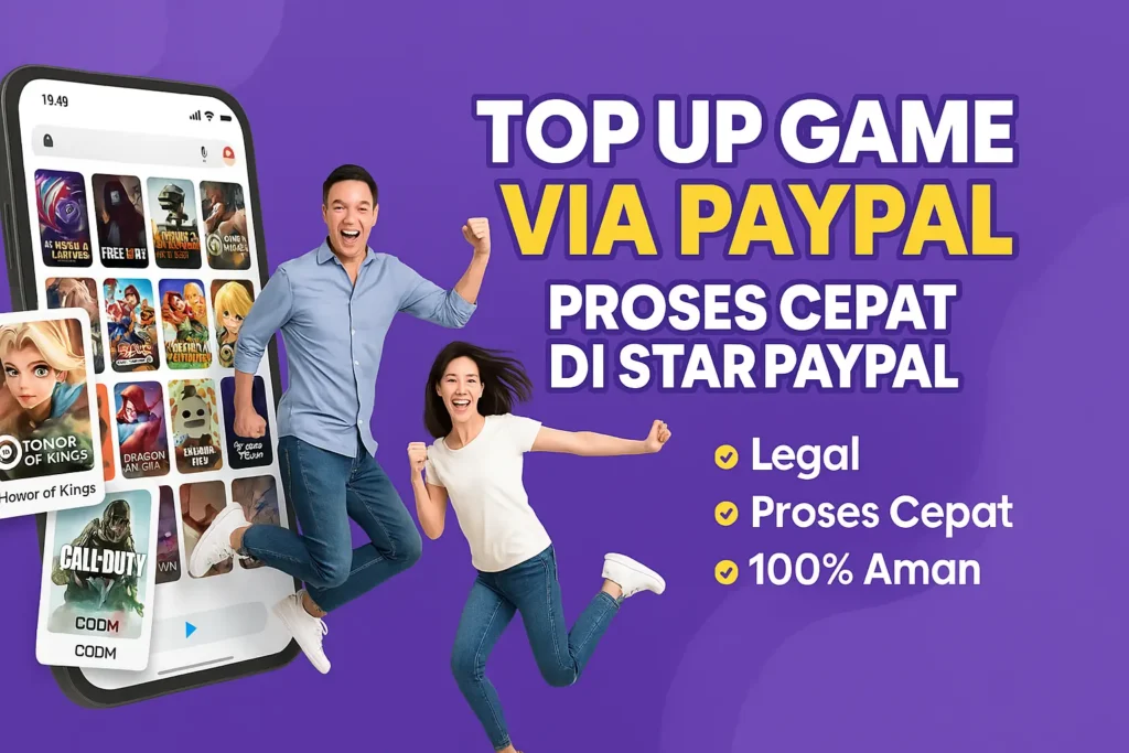 top up game via paypal