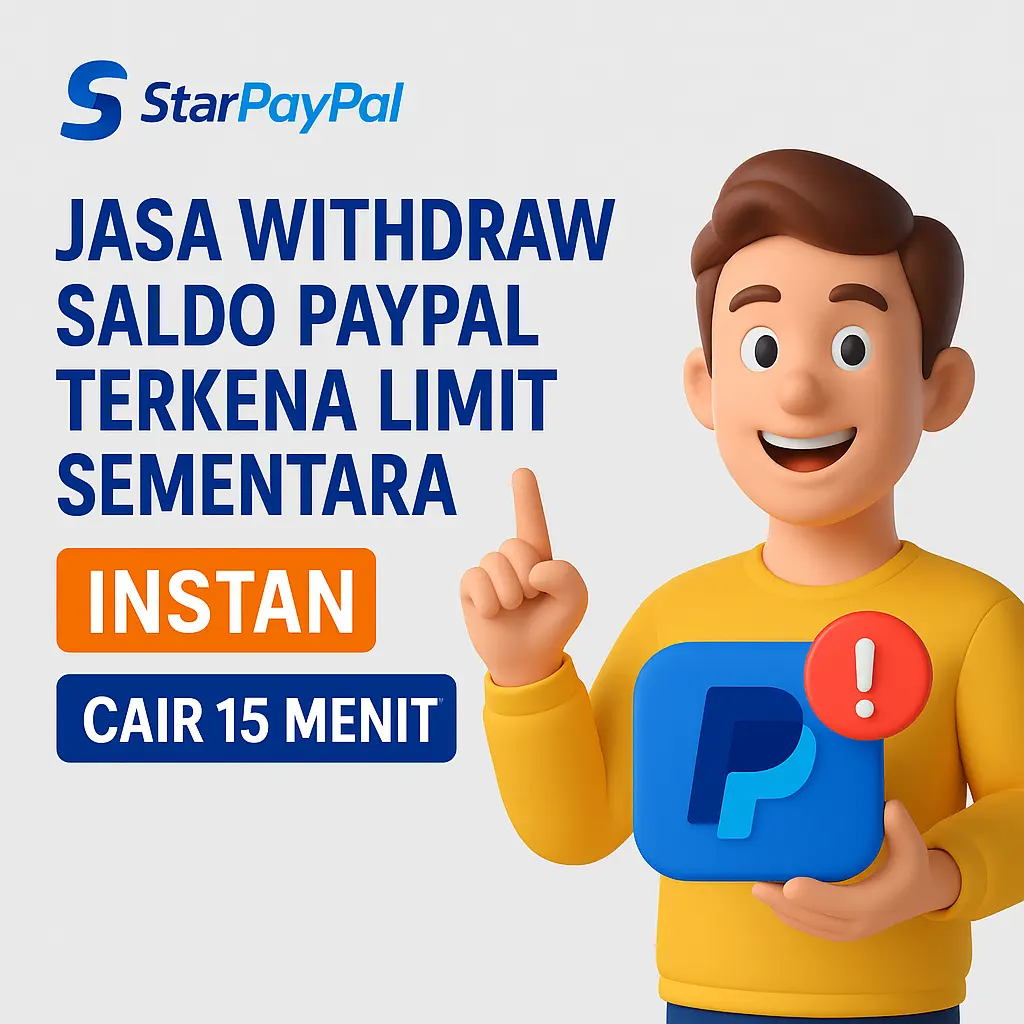 Jasa withdraw saldo paypal